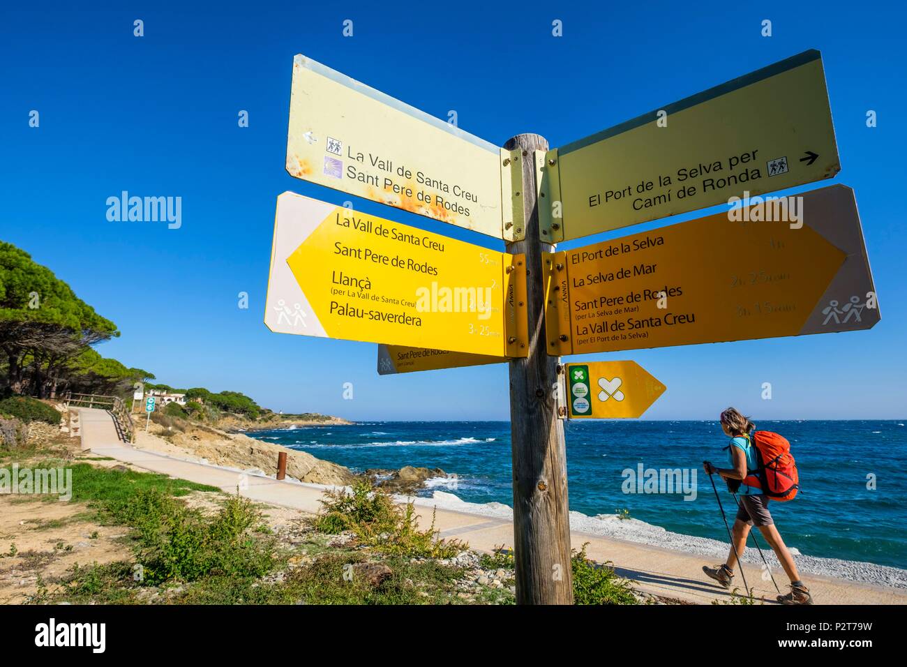 European long distance paths hiking hi-res stock photography and images ...