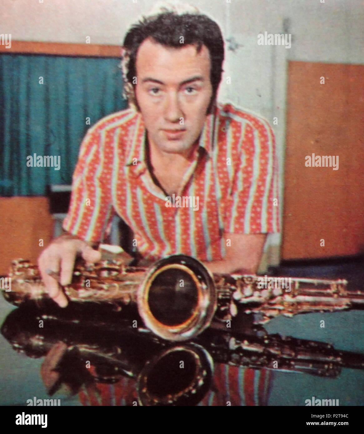 . Italian jazz saxophonist Gianni Bedori aka Johnny Sax . 1969. Unknown