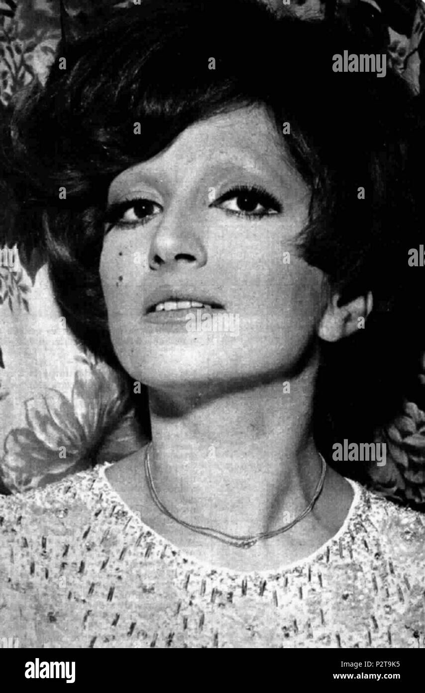 Mina Italian Singer . Italian singer Mina . 27 April 1969. Unknown 57 Mina 1969 Stock Photo