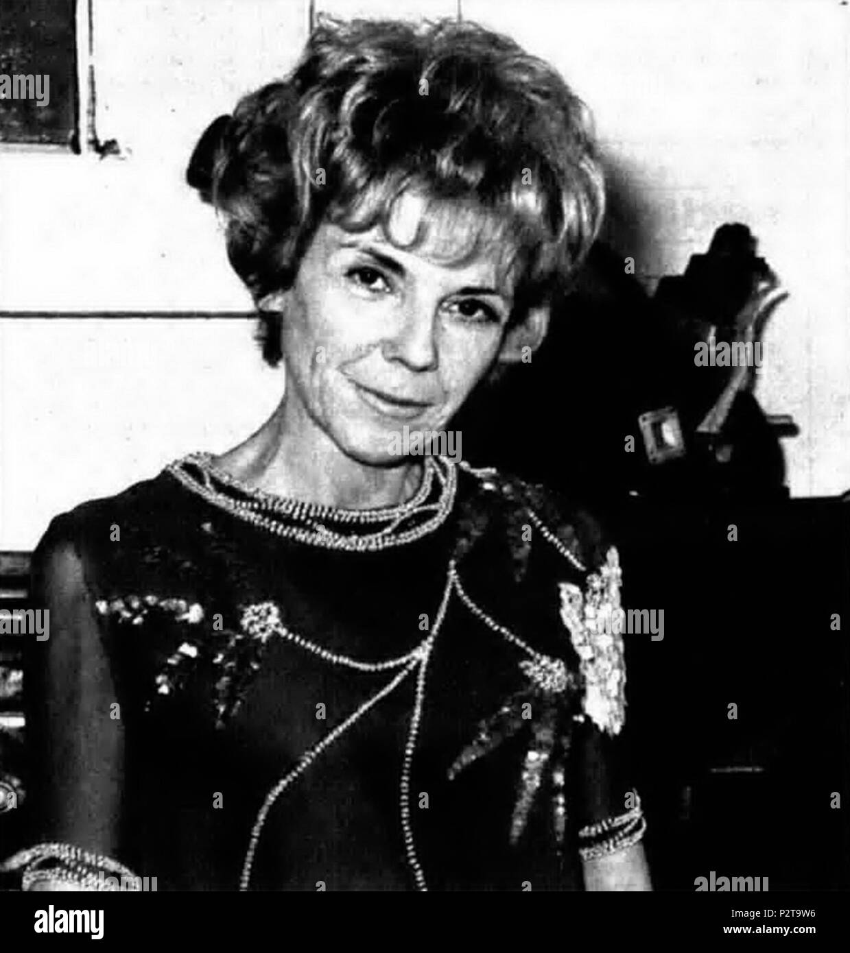 . Italian television director Alda Grimaldi . 1969. Unknown 5 Alda Grimaldi 1969 Stock Photo