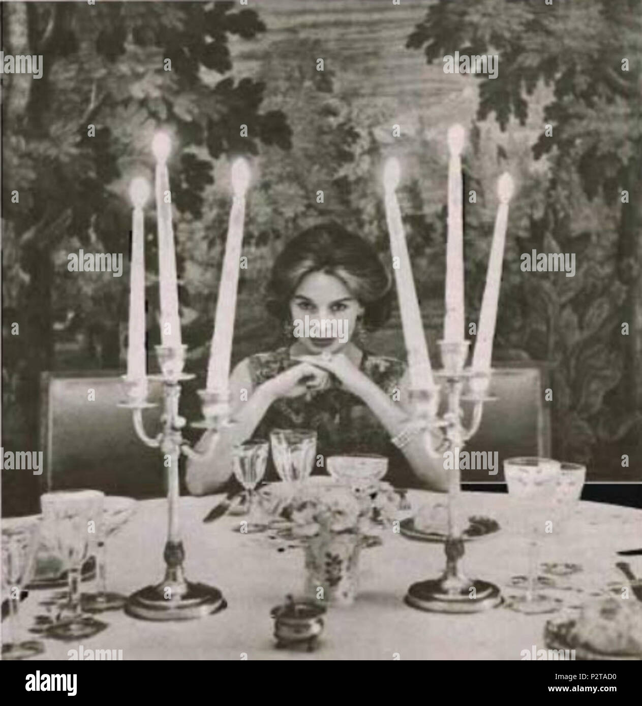 . Italian actress Eleonora Rossi Drago in her house . 1959. Unknown 24 Eleonora Rossi Drago 1959 f Stock Photo