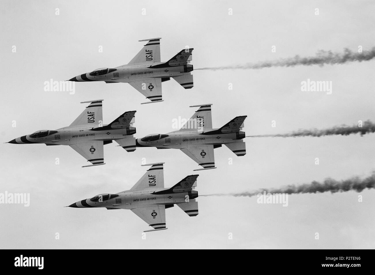 US Airforce Thunderbirds at Wings Over Houston Air Show Stock Photo Alamy
