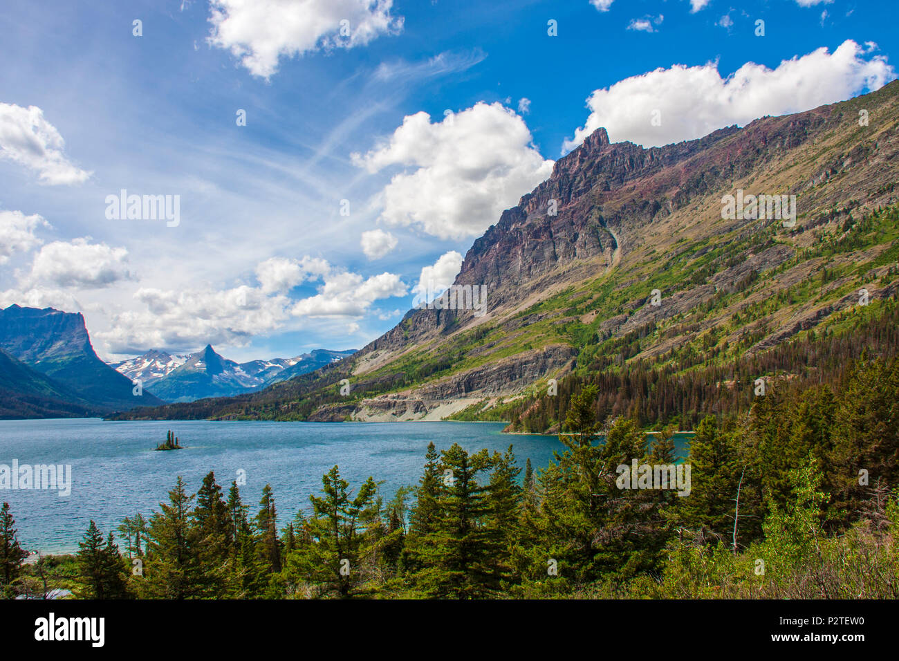 Golden Sunrise Over Saint Mary Lake - A Glacier National Park Landscape Gregory Ballos