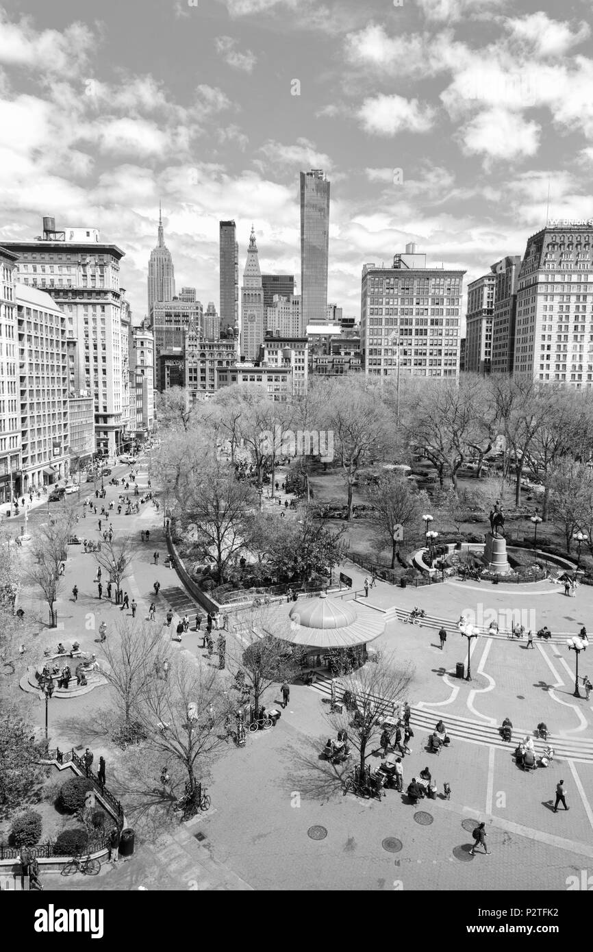 USA, American, New York, Manhattan, Union Square Stock Photo Alamy