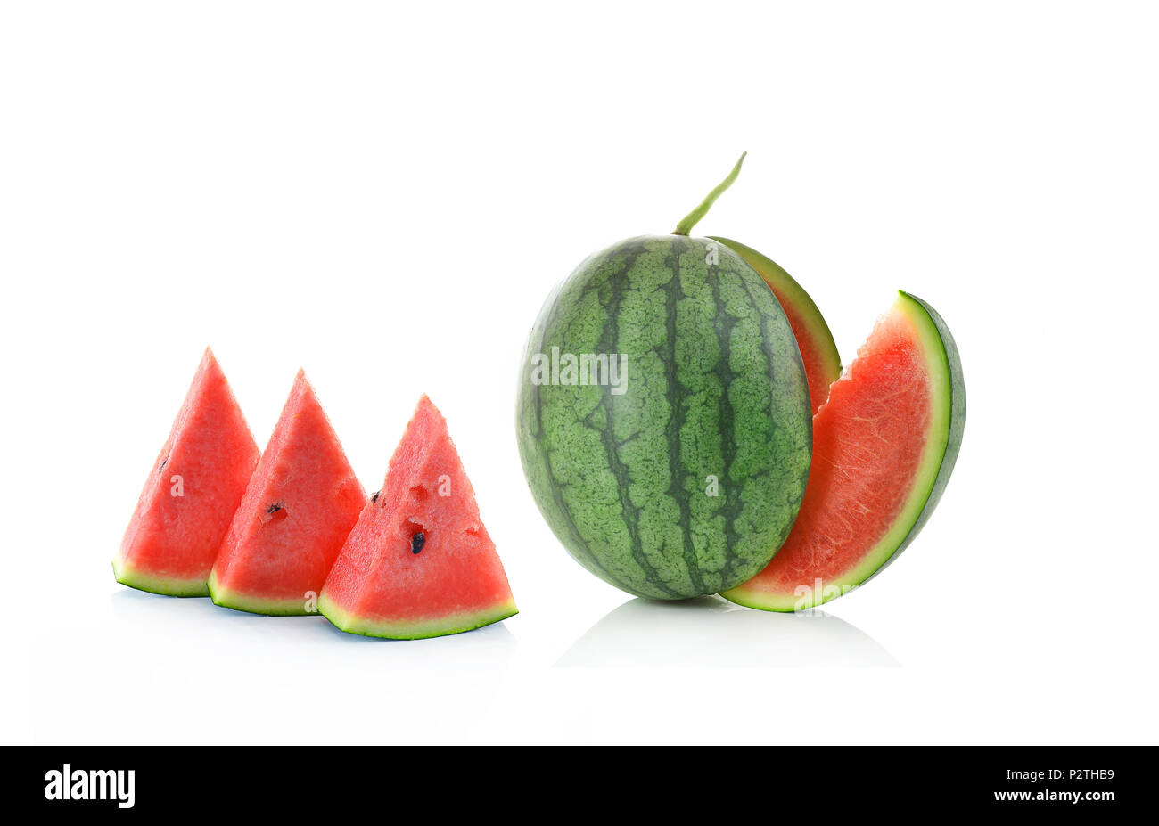 Watermelon isolated on white background Stock Photo - Alamy