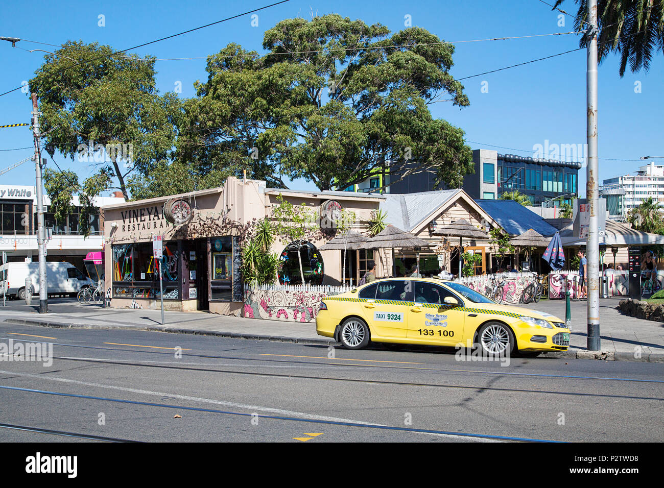 Melbourne, Australia April 13, 2018 The Vineyard Bar and Restaurant