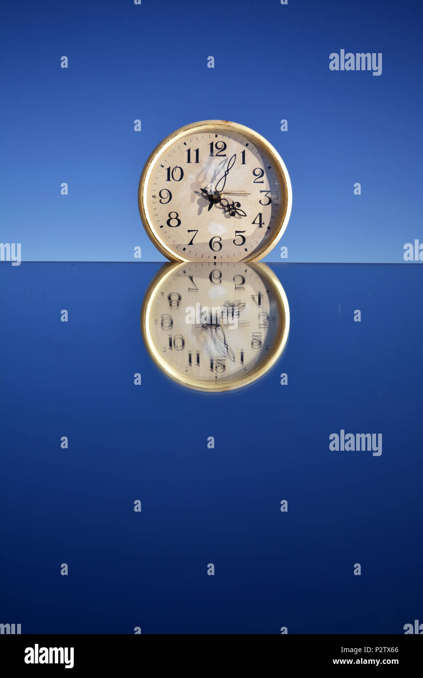 Blue round circle concept blue sky round old fashion hires stock