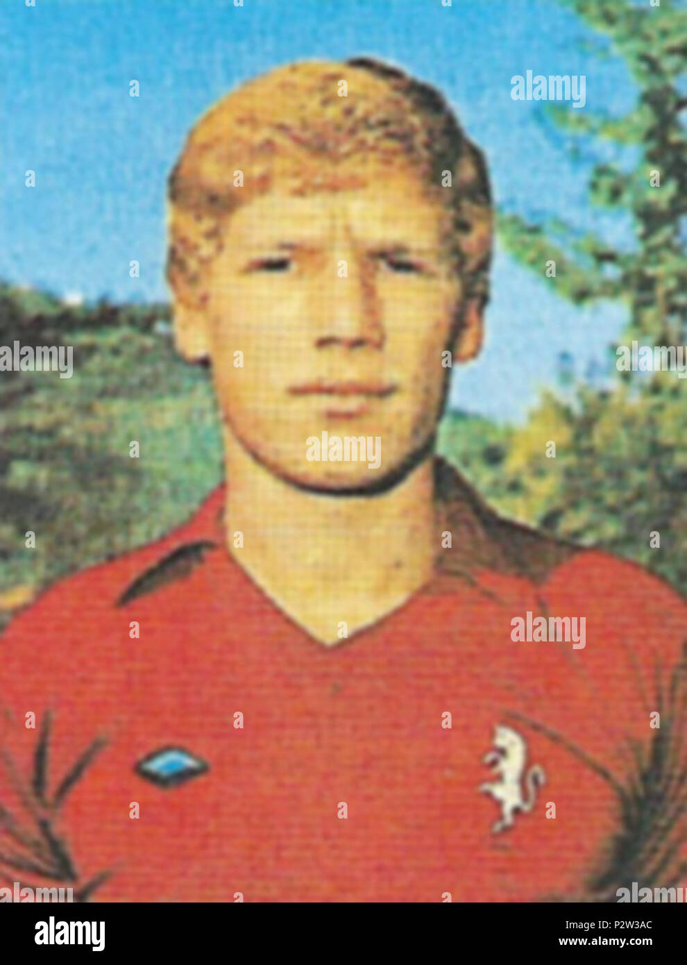 Trading card of Fabrizio Gorin, then player of A.C. Torino . 1975. Unknown  27 Fabrizio Gorin II Torino 1975 Stock Photo - Alamy