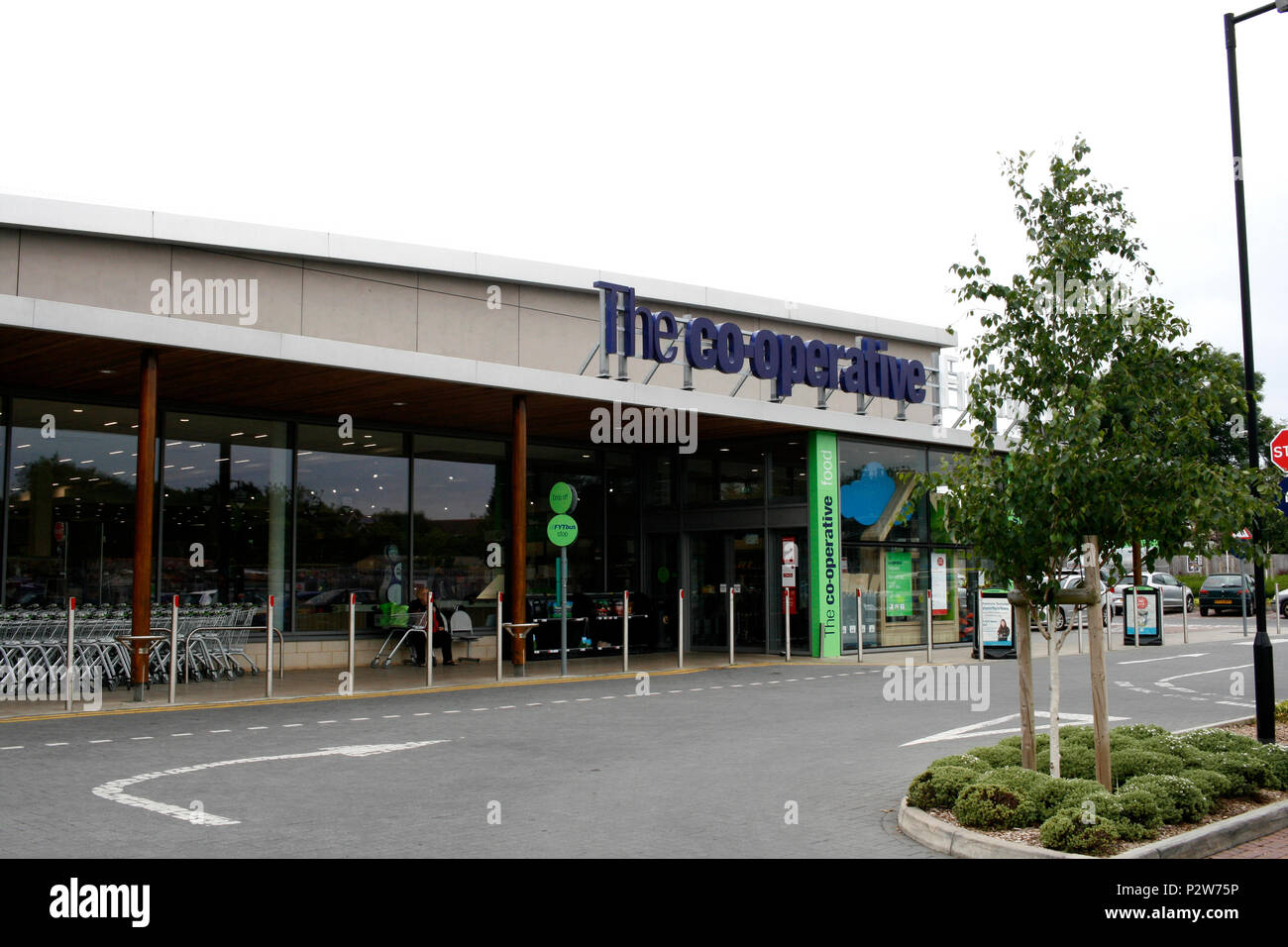 the cooperative supermarket in freshwater isle of wight uk june 2018 Stock Photo