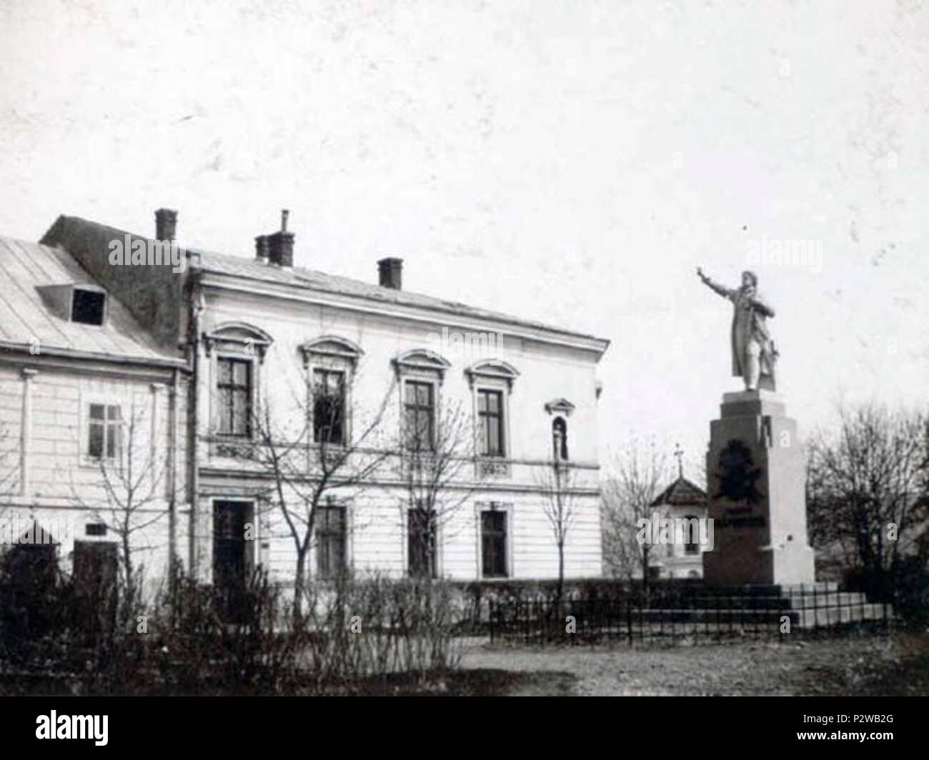 000005 Das ehemalige Kosciuszko-Denkmal Sanok 1933 Stock Photo