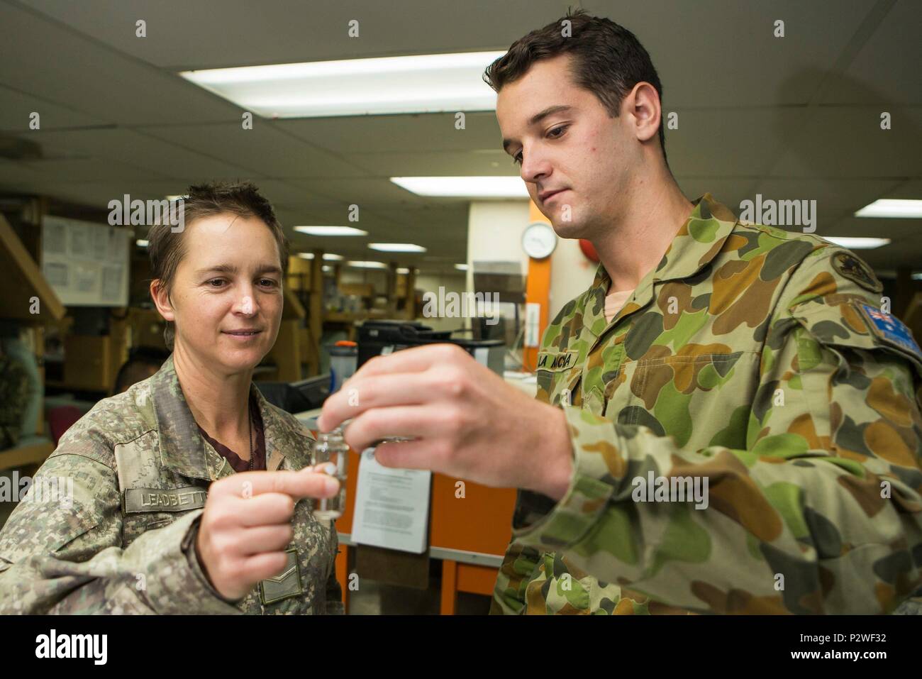 Australian Army Environmental Health Officer Lieutenant Matthew La
