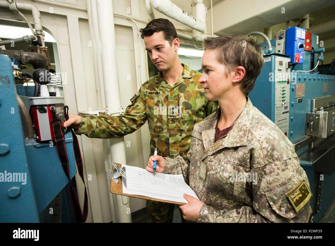 Australian Army Environmental Health Officer Lieutenant Matthew La