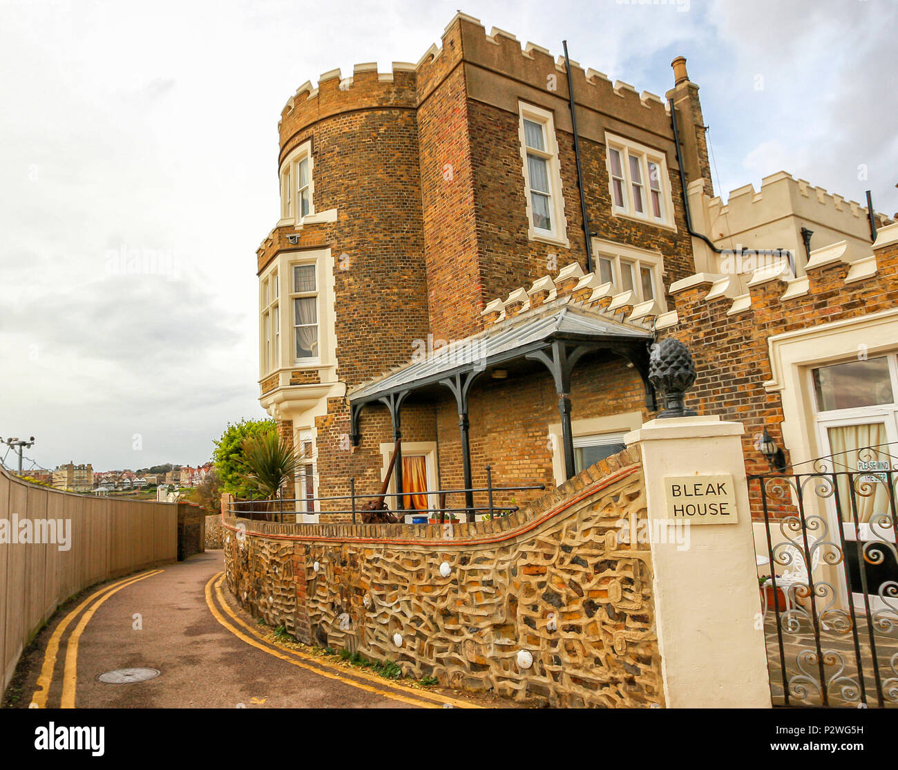 Bleak House, Broadstairs Kent, England. Believed to be the former home of Charles Dickens Stock Photo
