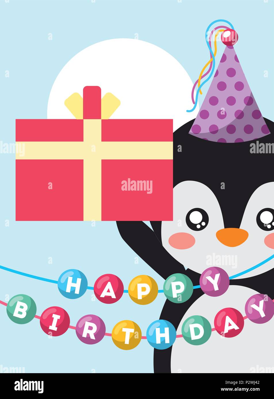 cute animal happy birthday Stock Vector Image & Art - Alamy