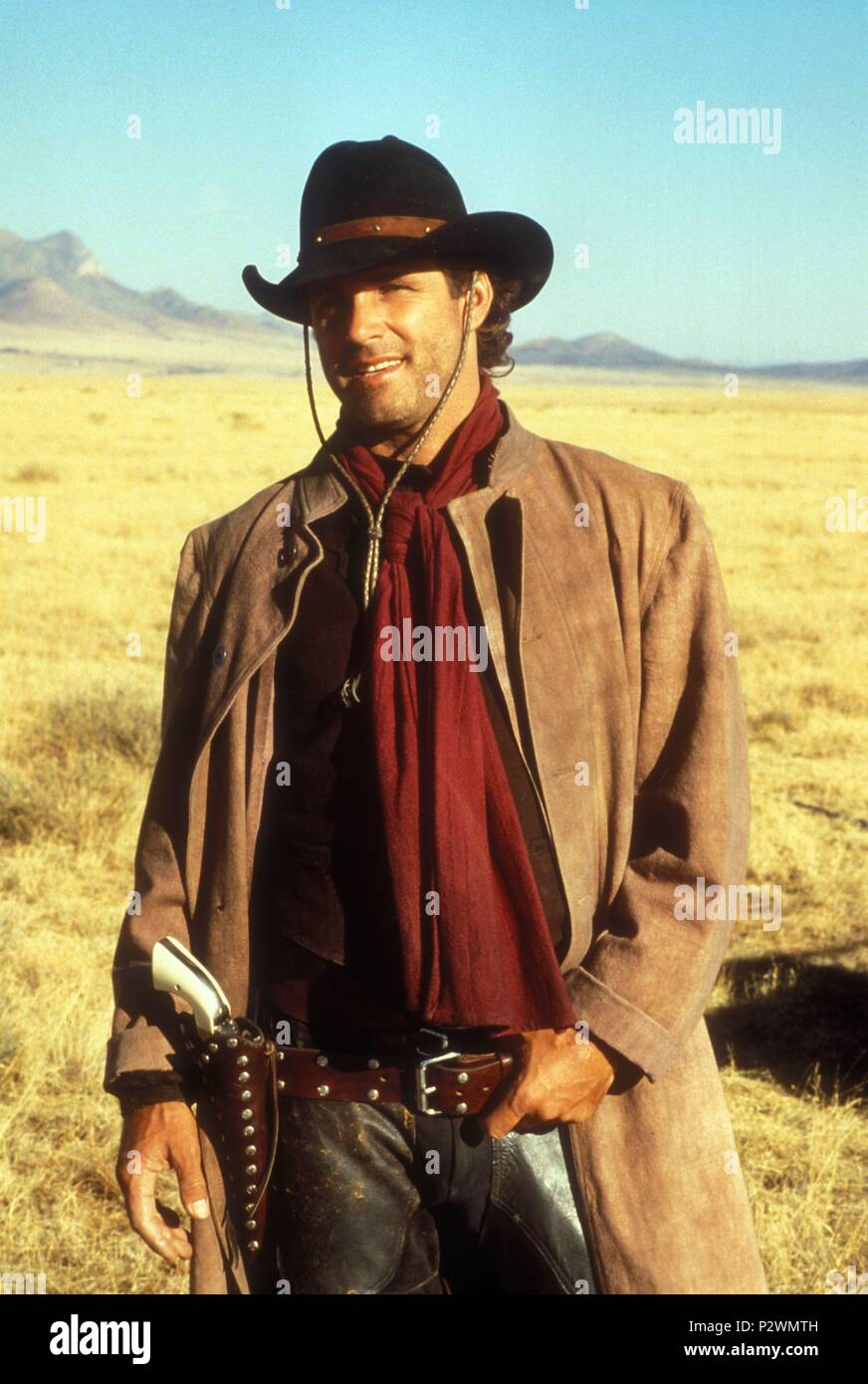 Original Film Title: RED RIVER.  English Title: RED RIVER.  Film Director: RICHARD MICHAELS.  Year: 1988.  Stars: GREGORY HARRISON. Credit: MGM/UA TELEVISION / Album Stock Photo