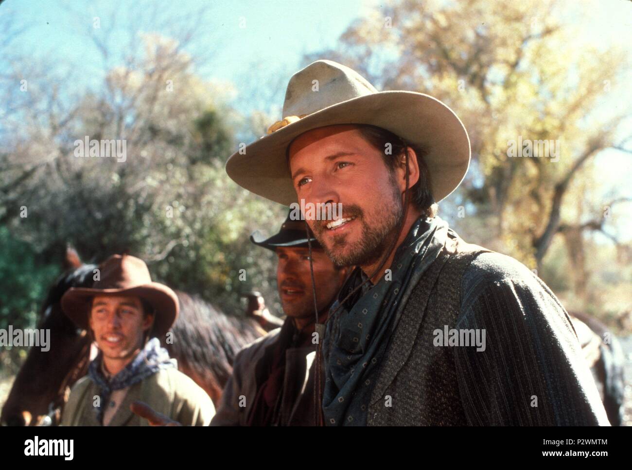 Original Film Title: RED RIVER.  English Title: RED RIVER.  Film Director: RICHARD MICHAELS.  Year: 1988.  Stars: BRUCE BOXLEITNER. Credit: MGM/UA TELEVISION / Album Stock Photo