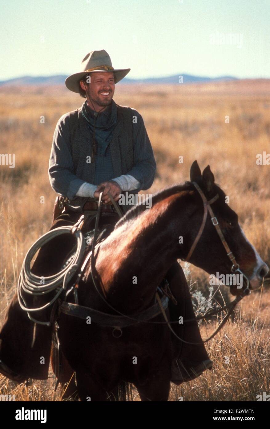 Original Film Title: RED RIVER.  English Title: RED RIVER.  Film Director: RICHARD MICHAELS.  Year: 1988.  Stars: BRUCE BOXLEITNER. Credit: MGM/UA TELEVISION / Album Stock Photo