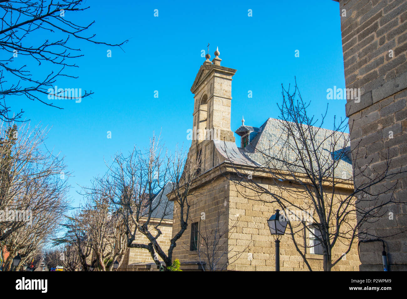 Chapel. San Lorenzo del Escorial, Madrid province, Spain. Stock Photo