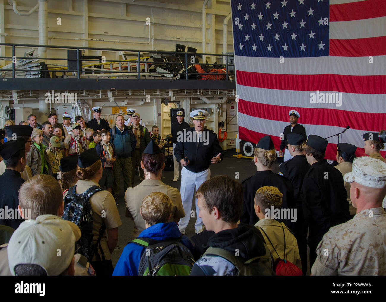EVERETT, Wash. (Aug. 2, 2016) Cmdr. William Sherrod, executive