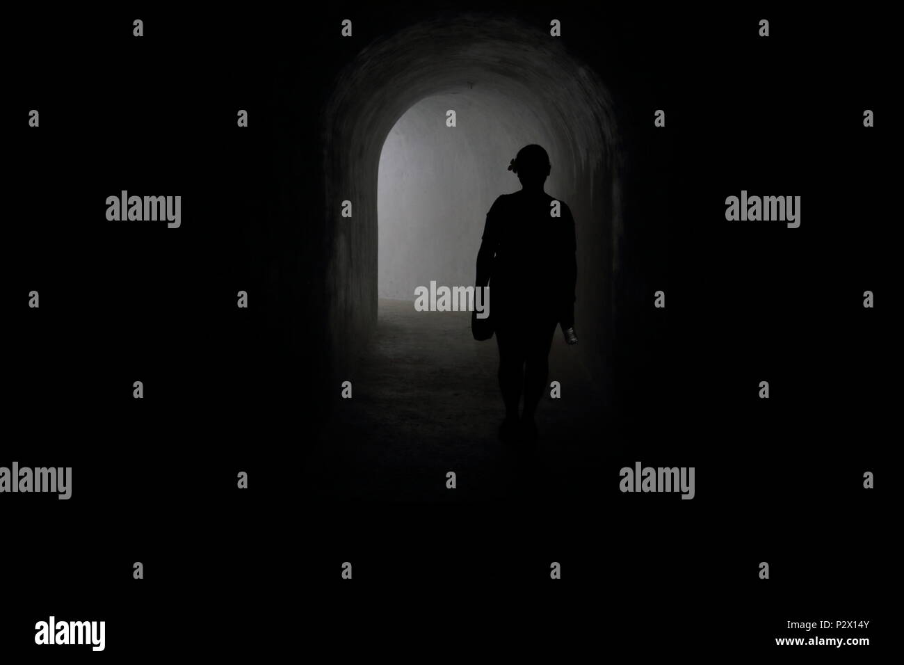 Light end dark pathway hi-res stock photography and images - Alamy
