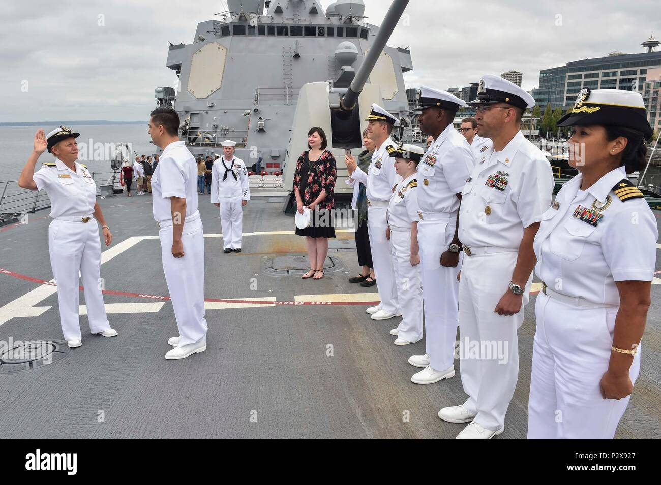 160806-N-OO032-055 SEATTLE (Aug. 6, 2016) – Vice Adm. Nora Tyson 