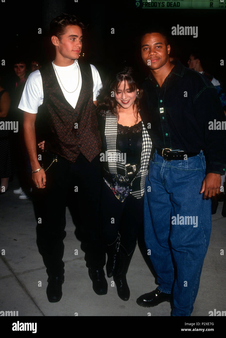 LOS ANGELES, CA OCTOBER 17 (LR) Actor/singer Jared Leto, actress