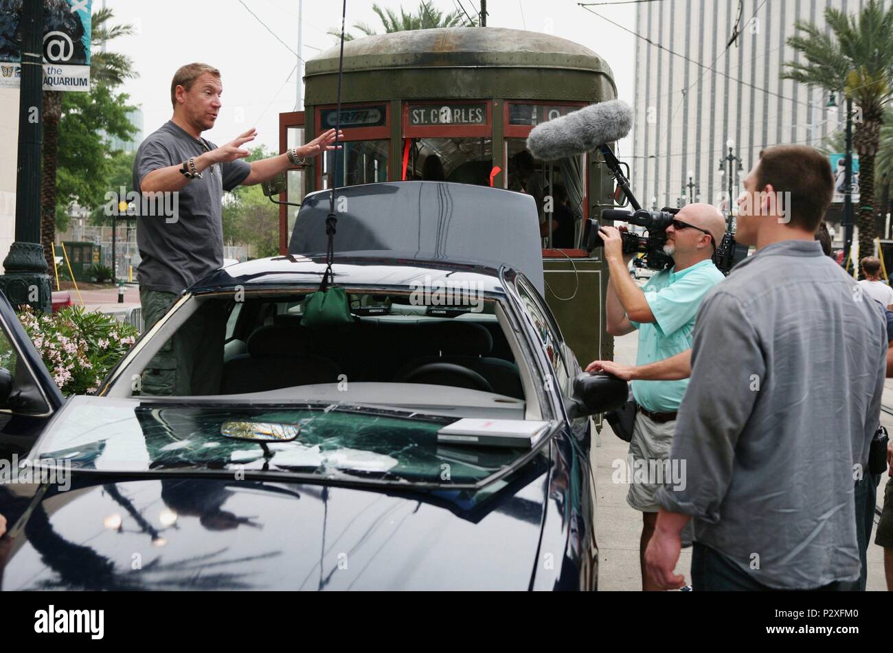 Original Film Title: 12 ROUNDS.  English Title: 12 ROUNDS.  Film Director: RENNY HARLIN.  Year: 2009.  Stars: JOHN CENA; RENNY HARLIN. Credit: MARK GORDON COMPANY, THE/MIDNIGHT SUN PICTURES/WWE FILMS / PERRET, PATTI / Album Stock Photo