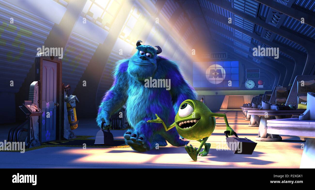 Original Film Title: MONSTERS, INC.. English Title: MONSTERS, INC.. Film  Director: PETE DOCTER; DAVID SILVERMAN; LEE UNKRICH. Year: 2001. Credit:  WALT DISNEY PICTURES / Album Stock Photo - Alamy