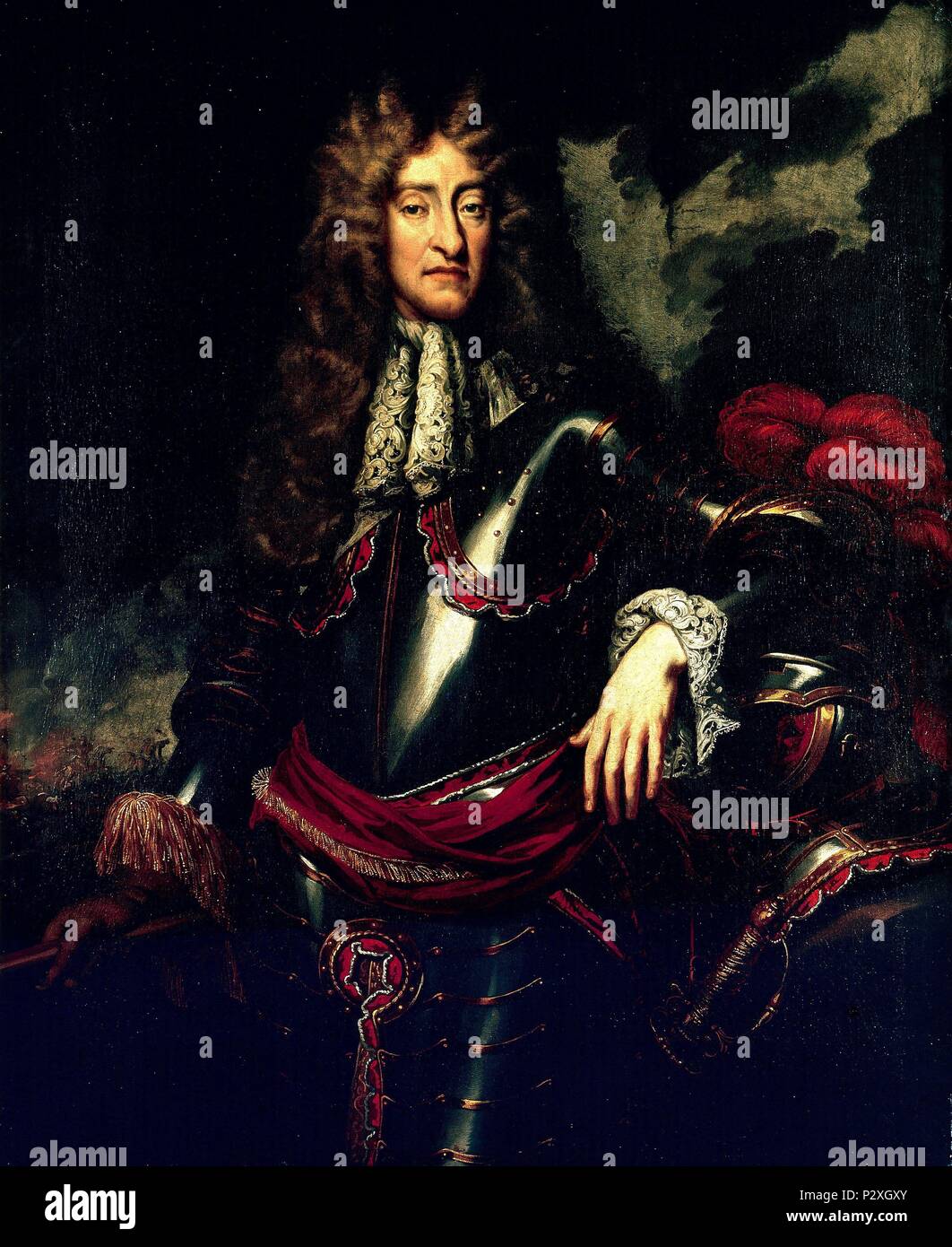 JAIME II REY DE INGLATERRA (1633-1701). Stock Photo