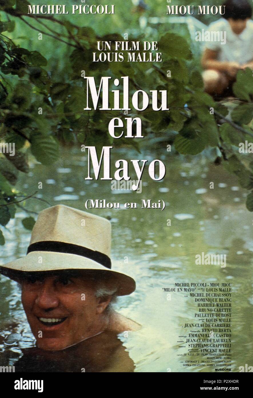 Original Film Title: MILOU EN MAI. English Title: MAY FOOLS. Film Director: LOUIS  MALLE. Year: 1990. Credit: TF1 FILMS PRODUCTIONS / Album Stock Photo - Alamy