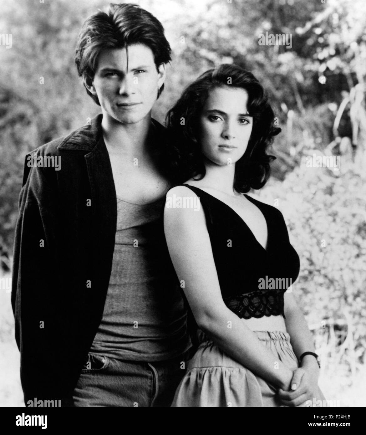 Original Film Title: HEATHERS.  English Title: HEATHERS.  Film Director: MICHAEL LEHMANN.  Year: 1989.  Stars: WINONA RYDER; CHRISTIAN SLATER. Credit: CINEMARQUE-NEW WORLD / Album Stock Photo