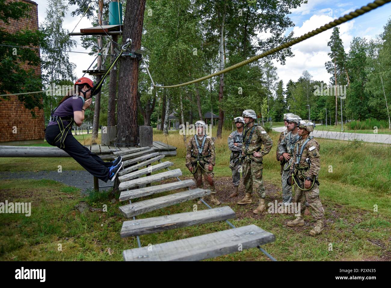 GRAFENWOEHR, Germany -- Officers, non-Commissioned officers (NCO) and ...