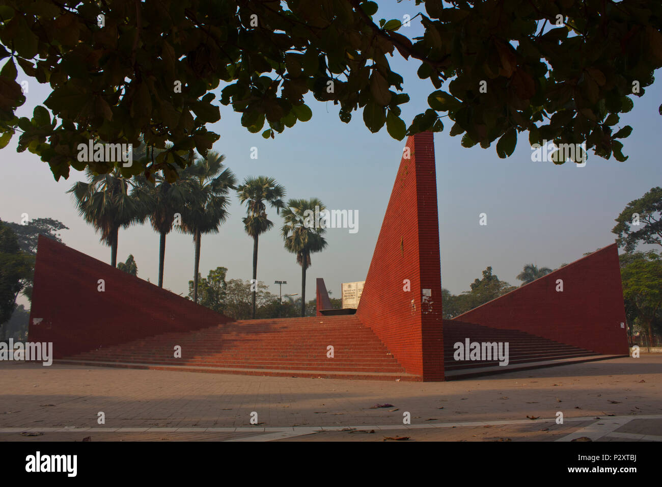 Martyred Intellectuals Memorial in Mirpur. Dhaka, Bangladesh. Stock Photo