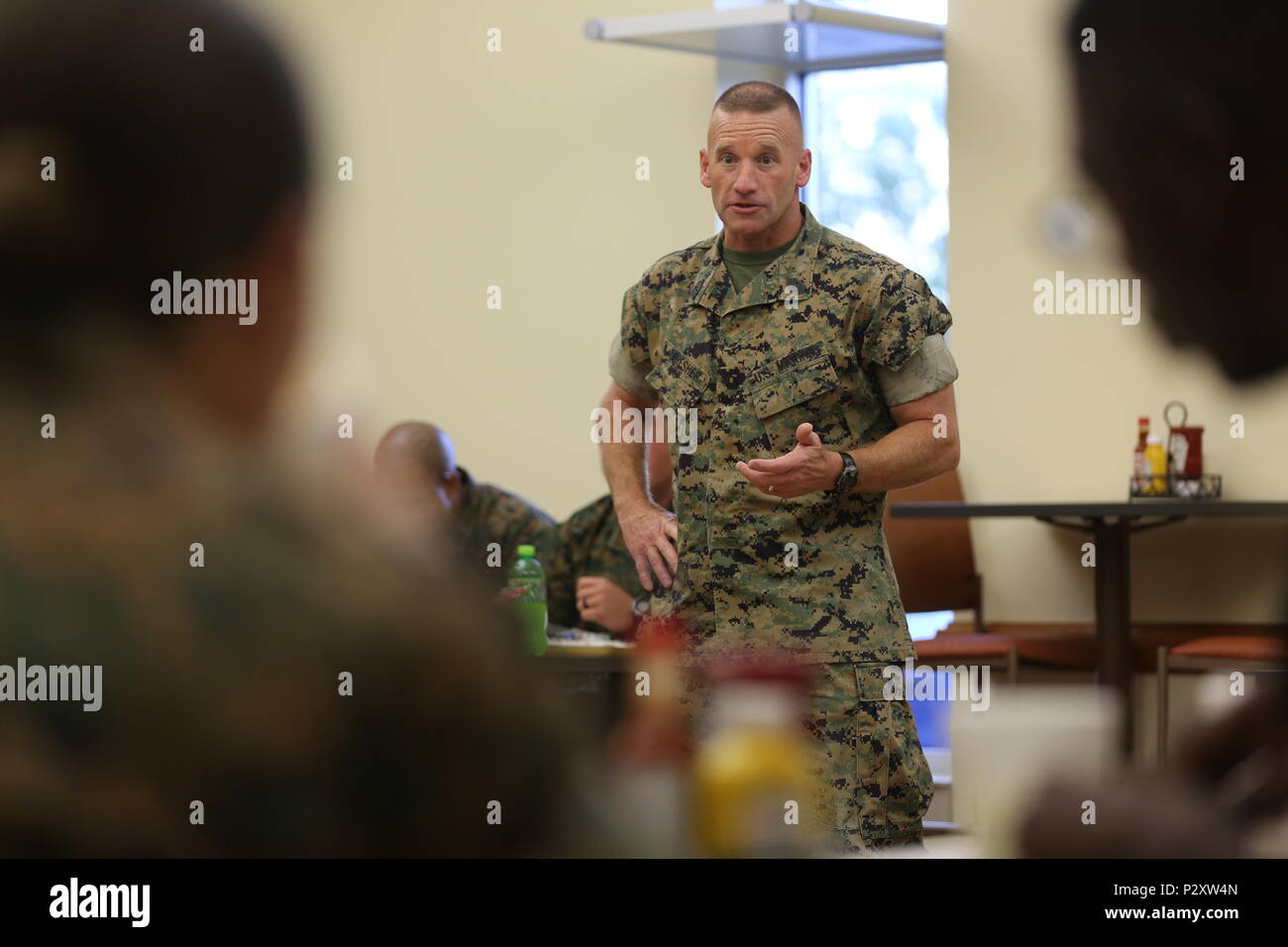 Sergeant major of 2d maw hi-res stock photography and images - Alamy