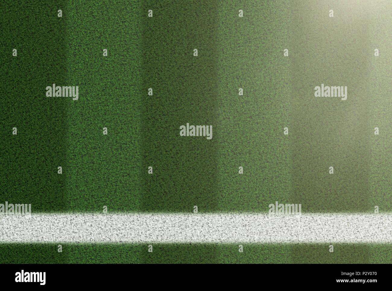 top view of sideline on grass soccer field Stock Photo Alamy