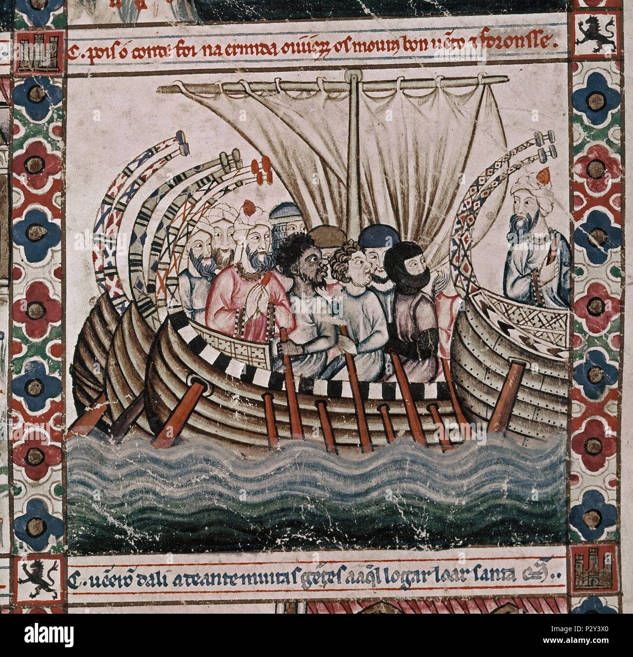 MTI1-CANTIGA DE SANTA MARIA Nº95-F139-D-GALERA DE MOROS QUE SIGUEN