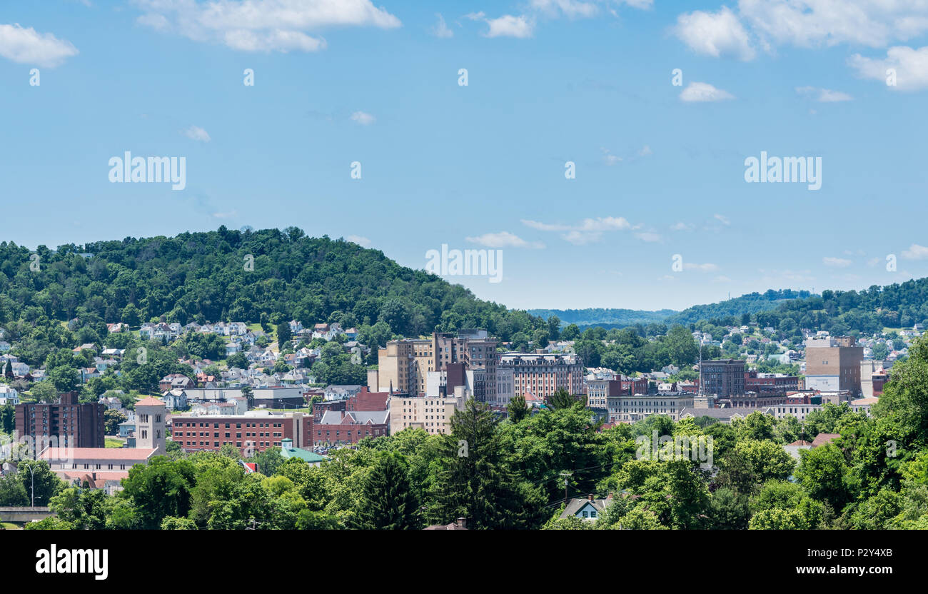 Downtown skyline of Clarksburg in West Virginia Stock Photo Alamy