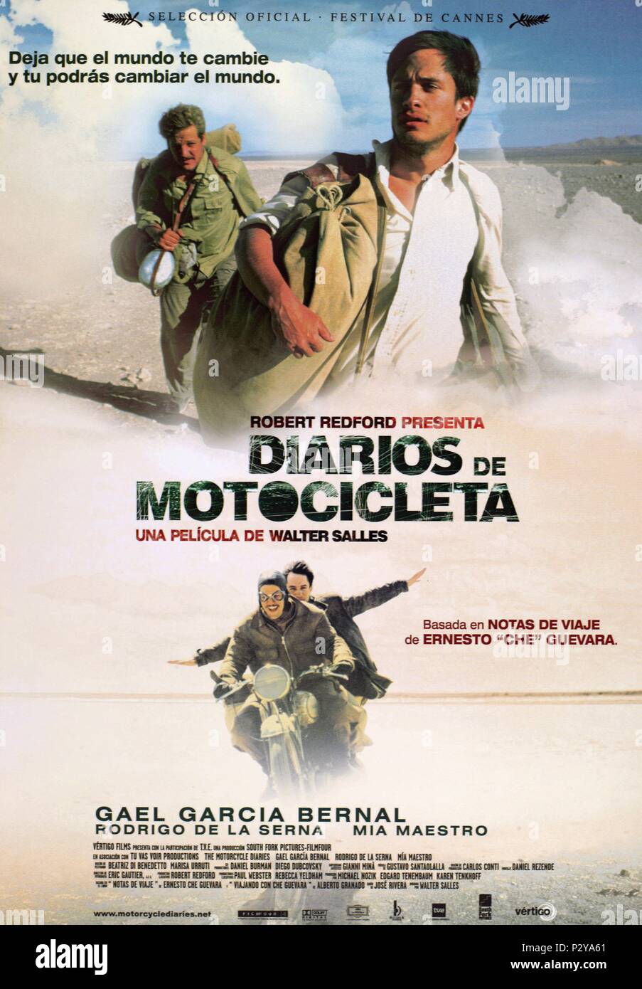 Original Film Title: DIARIOS DE MOTOCICLETA.  English Title: MOTORCYCLE DIARIES, THE.  Film Director: WALTER SALLES.  Year: 2004. Credit: FOCUS FEATURES / Album Stock Photo
