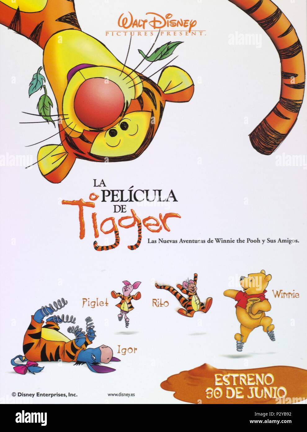 Original Film Title: THE TIGGER MOVIE.  English Title: THE TIGGER MOVIE.  Film Director: JULIUS FALKENSTEIN.  Year: 2000. Credit: WALT DISNEY PICTURES / Album Stock Photo