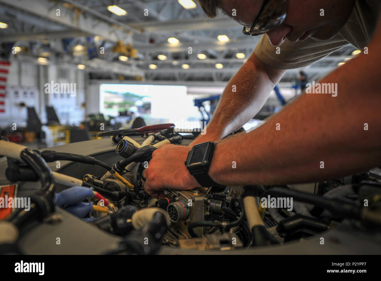 Staff Sgt. Robert Hillyard, a crew chief with the 801st Special ...