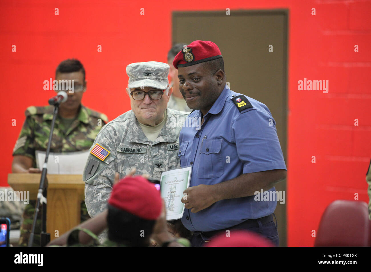 08/11/2016 - P.O Sargeant of the TTDF (Trinidad & Tobago Defence Force ...