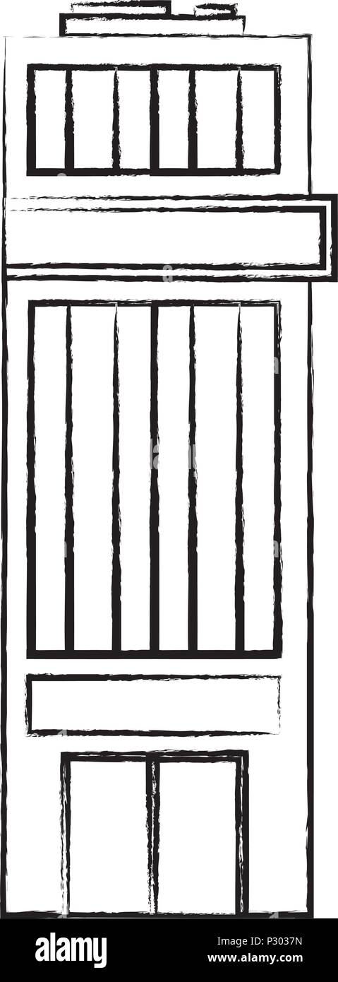 city building icon over white background, vector illustration Stock ...