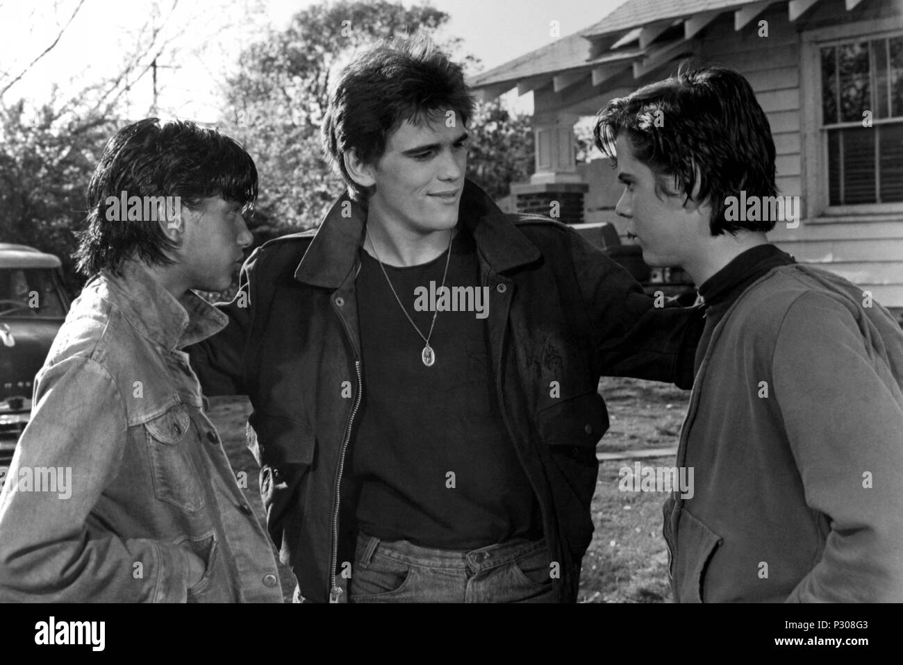 C thomas howell outsiders Black and