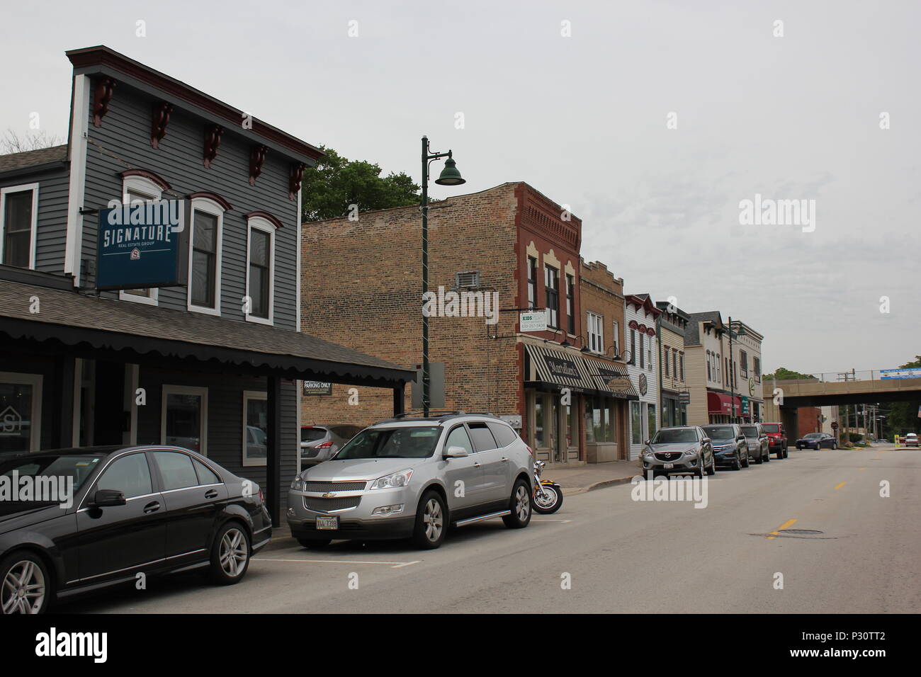 Historic and scenic Lemont, Illinois Stock Photo Alamy