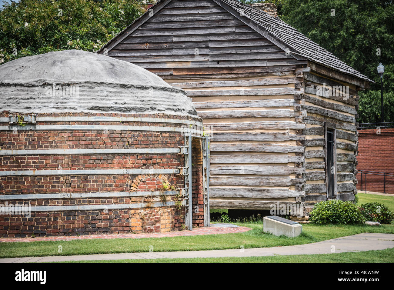 Preserved brick kiln at Heritage Park in Columbus, Georgia. (USA) Stock Photo