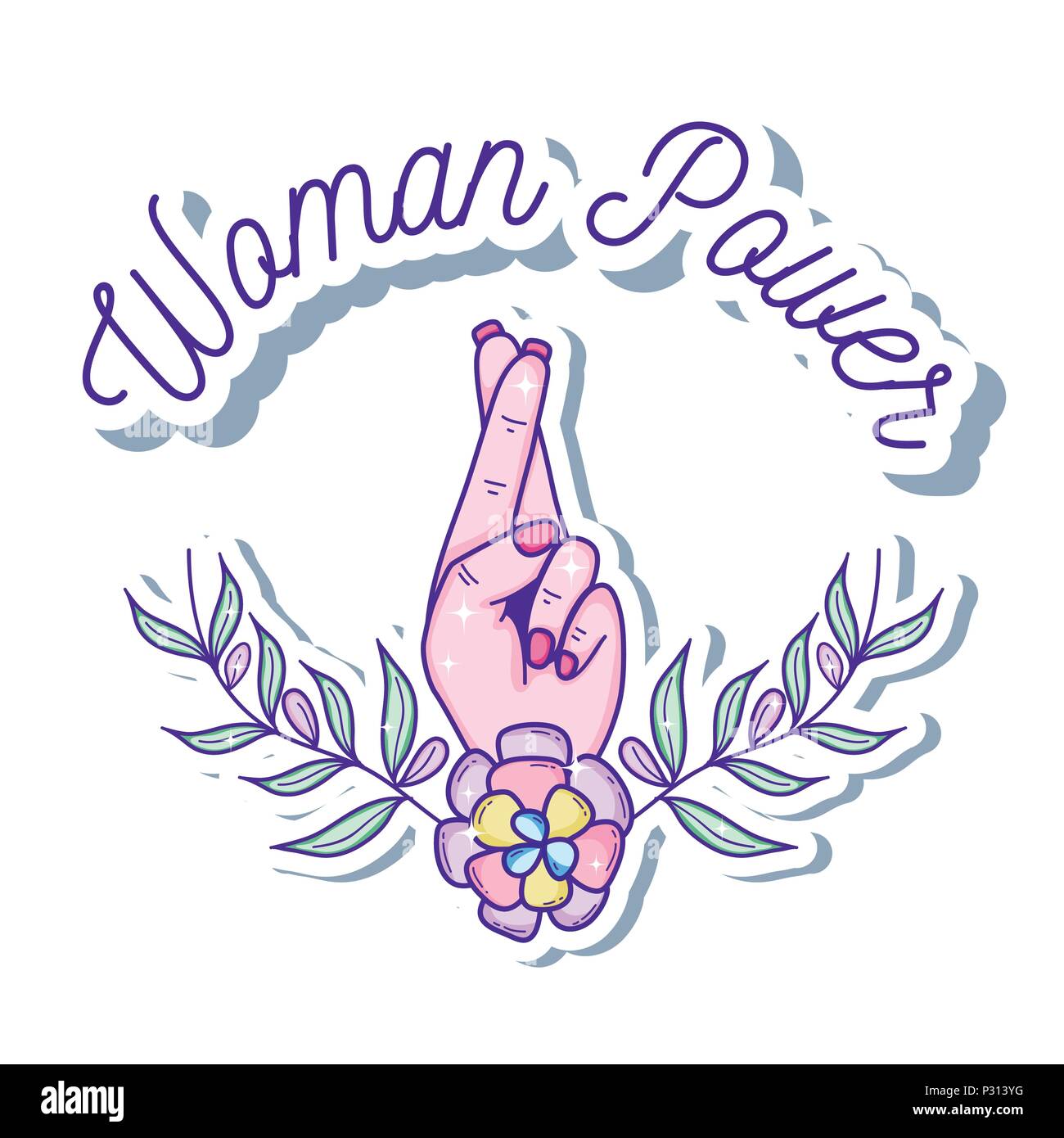 Girl power cartoons Stock Vector Image & Art Alamy