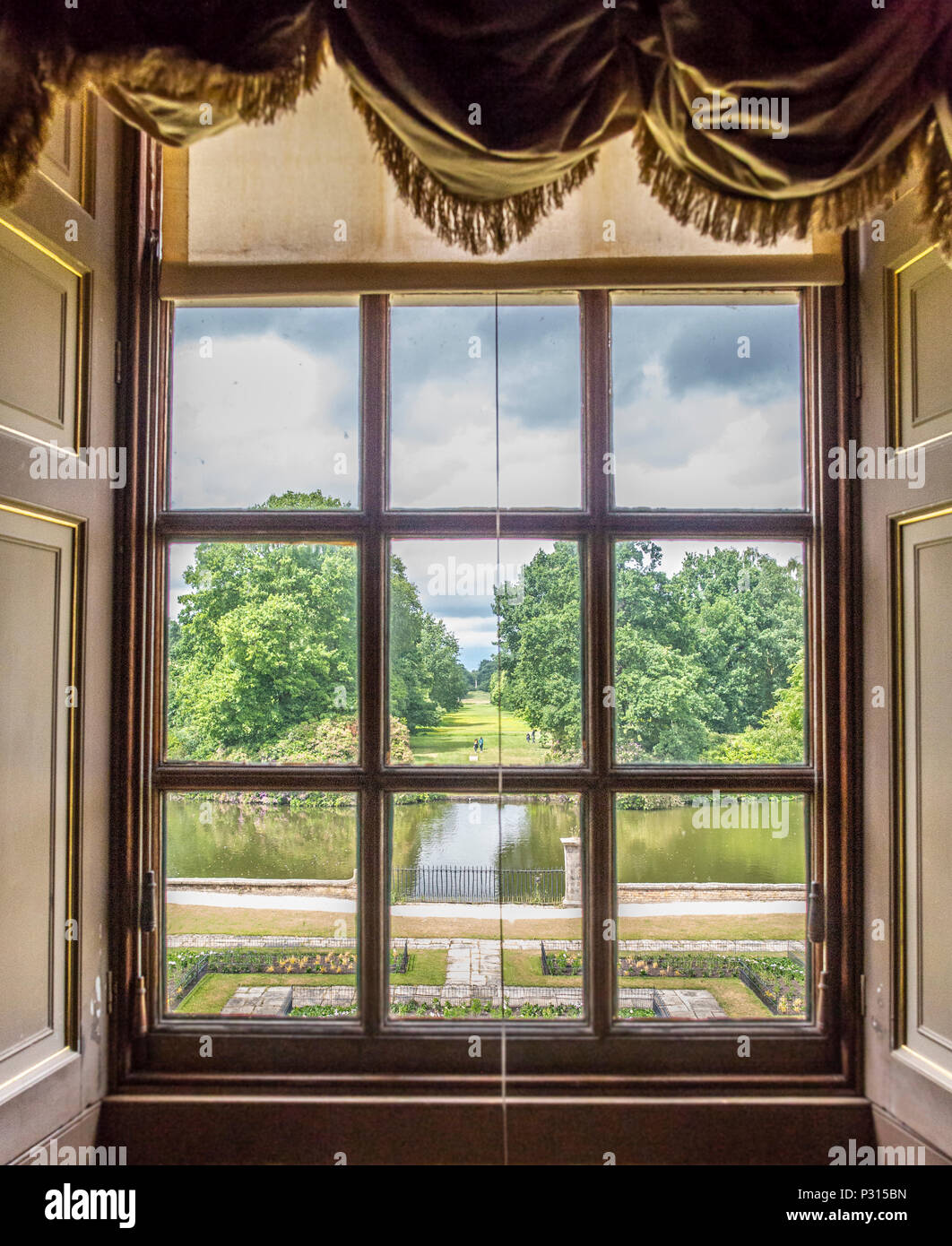 Interior image at Altricham National Trust house in Cheshire Stock Photo