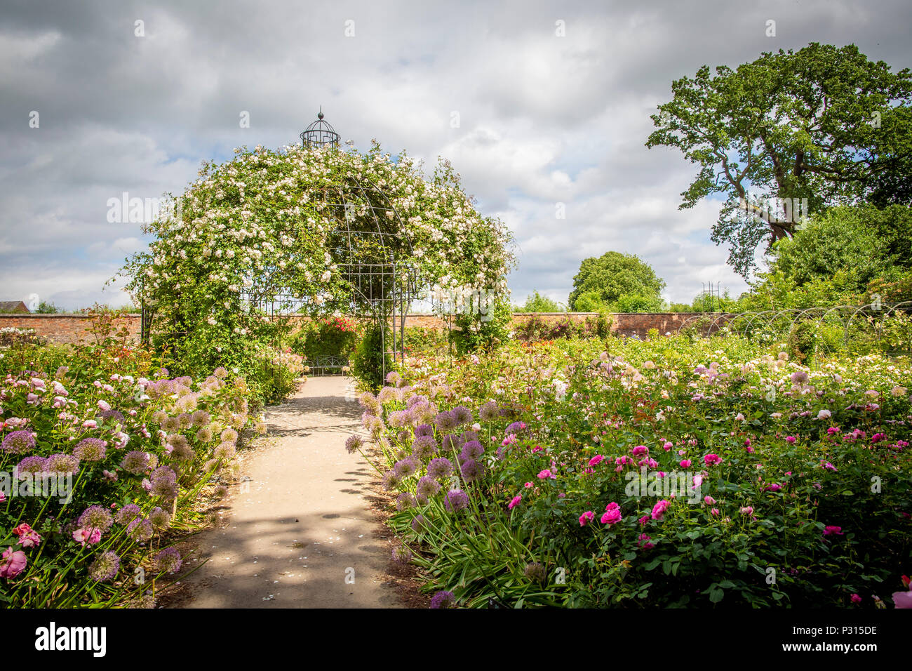 Views of Dunham Massey national Trust property and gardens near