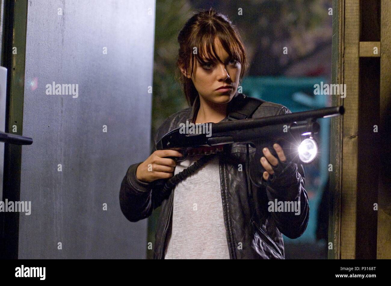 Original Film Title: ZOMBIELAND.  English Title: ZOMBIELAND.  Film Director: RUBEN FLEISCHER.  Year: 2009.  Stars: EMMA STONE. Credit: COLUMBIA PICTURES / Album Stock Photo