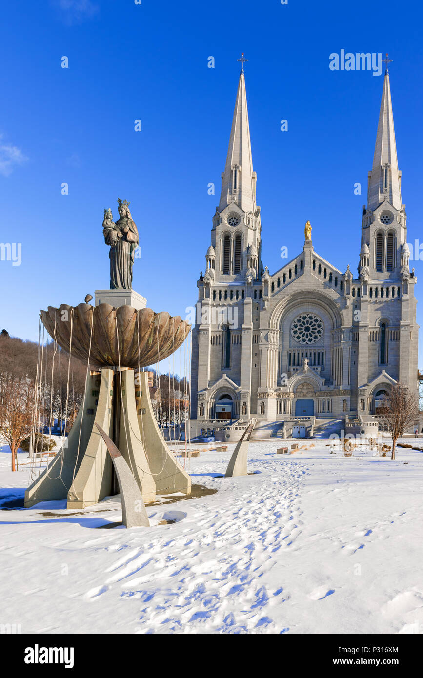 The Basilica of Sainte Anne de Beaupre is a basilica set along the